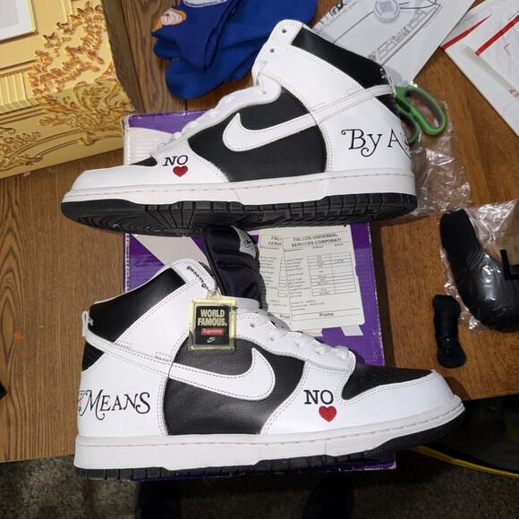 Size 11 - Supreme x Nike Dunk SB High By Any Means - Stormtrooper Promo Sample main image 6